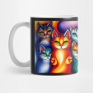 Colorful cats Mug